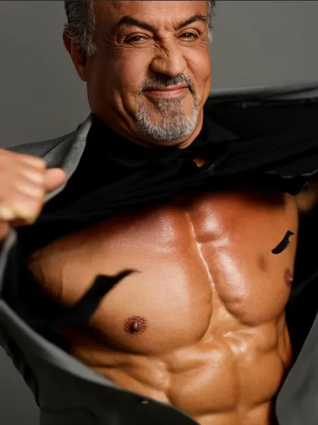 Generates a dynamic video based on uploaded photos of people.

Maintains consistency in facial features and realism, with a natural and realistic visual style.

The character's emotions gradually intensify as they grab their collar and forcefully tear their clothes.

The clothing tears naturally, with realistic details of the fabric tearing.

After the clothes are torn, a strong, muscular physique is revealed.

The muscles are powerful and clearly defined, with lighting emphasizing the body's lines.

A slight slow-motion effect can be added to enhance the moment of explosive power.

The camera can move slowly and subtly around the subject from a medium shot.

Strong side or top lighting is used to highlight the three-dimensionality of the muscles.

The background is blurred to emphasize the subject.

The overall style has a cinematic quality, with realistic lighting, high detail, 4K resolution, and smooth motion.